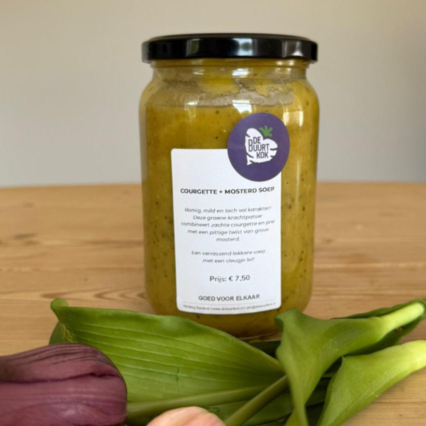 Soep: Courgette-mosterd